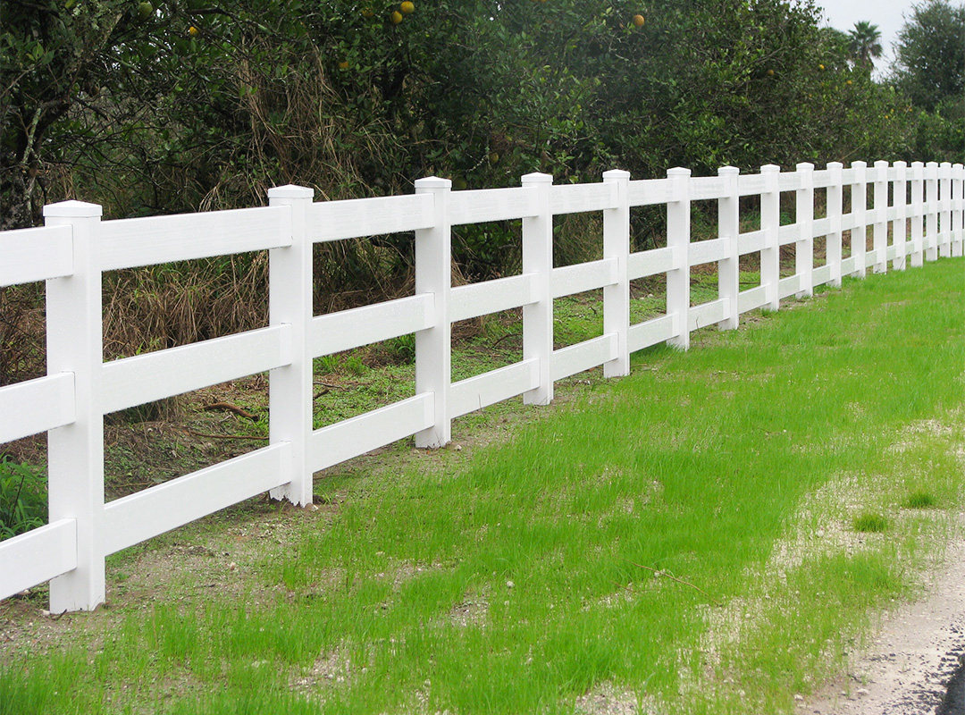  3-Rail Ranch Fence